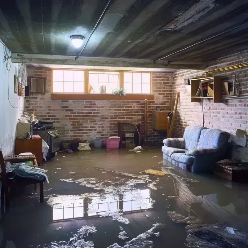 Flooded Basement Cleanup in Pontotoc County, OK